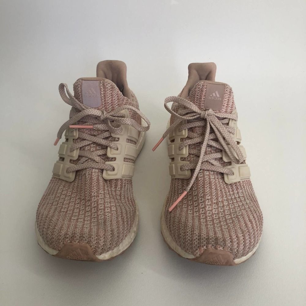 Women adidas Ultraboost 4.0 W Ash Pearl Running Shoes Sneakers sz 8.5
